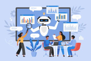 AI tools assisting in marketing tasks.